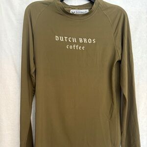 Dutch Bros Earthy Green long sleeve shirt - Unisex